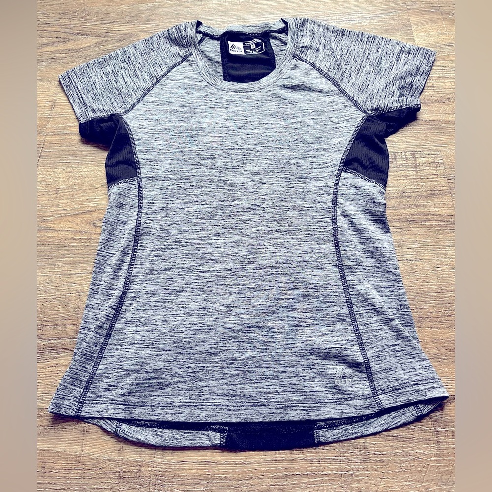 Grey dri fit running top